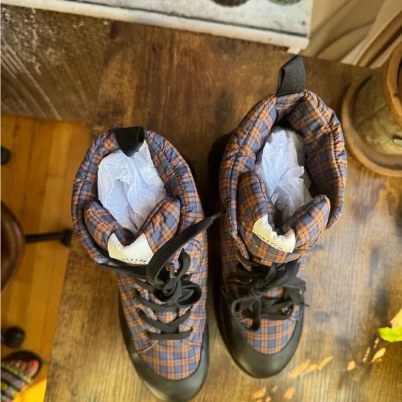 Loeffler Randall - Davey Navy/Rust Weather Boot - Picture 8 of 14